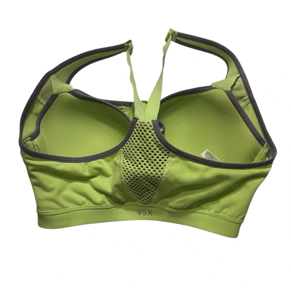 VSX Green Sports Bra with Y-Back Design 34D